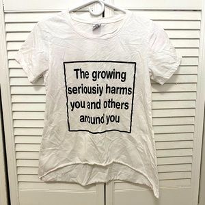 VINTAGE - Young style by the roadside - short sleeves white shirt